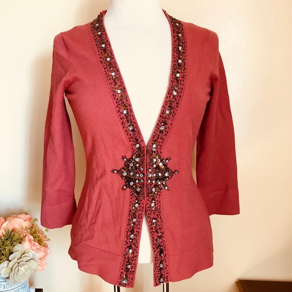 Nine West Sweaters - Nine West Gorgeous Embellished Cardigan.